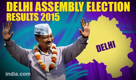 Delhi Assembly Election Results 2015 Live News Update Aap Wins 67