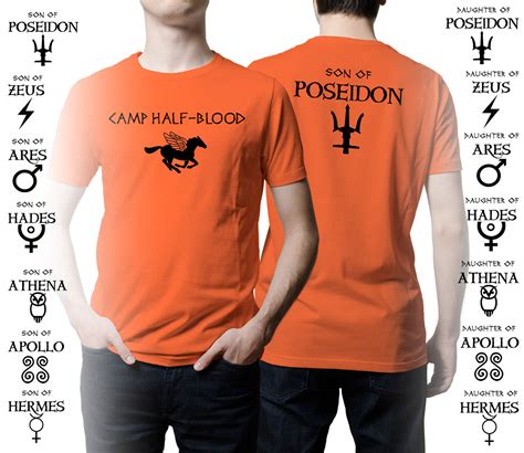 Camp Half Blood Percy Jackson Mens T Shirt Unisex T Shirt Double