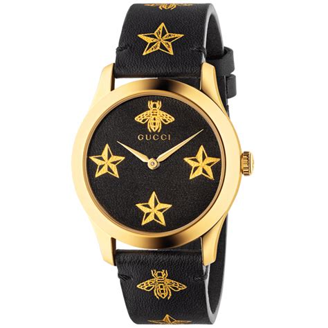 Gucci G Timeless 38mm Star And Bee Motif Dial And Strap Watch Ya1264055