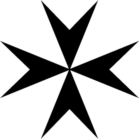 Malteserkreuz 2 Euro Maltese Cross Vector Image Free Clipart Full
