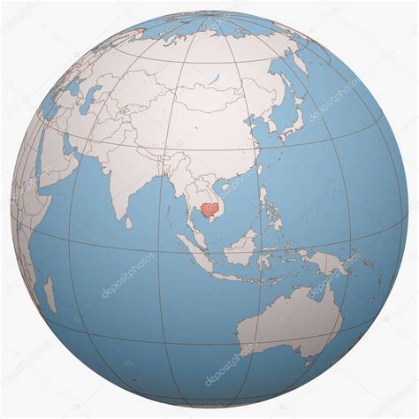 上 Combodia In World Map 302404 Cambodia In World Map Political