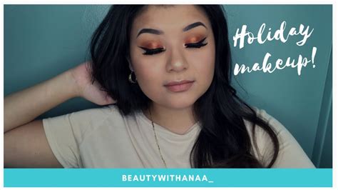 Easy Glam Holiday Makeup Tutorial Youtube
