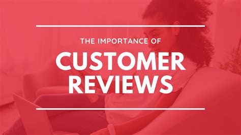 The Importance Of Customer Reviews Business 2 Community