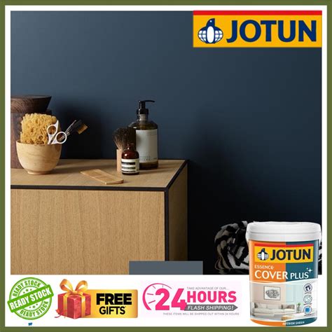 Jotun 1l 4477 Deco Blue Essence Cover Plus Sheen And Mattinterior Wall
