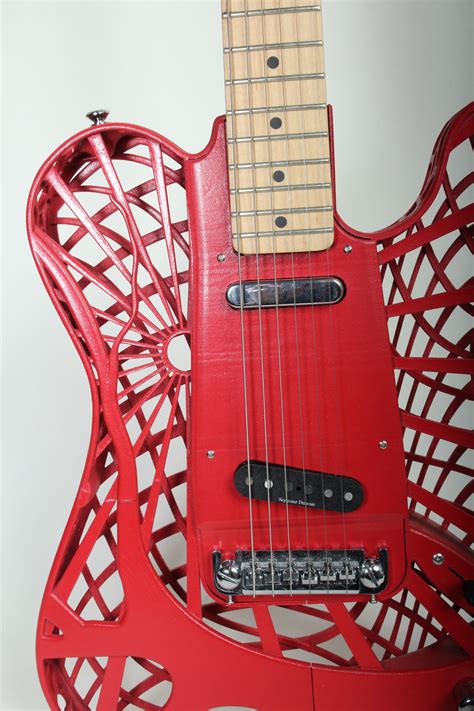 Close Up Of Our Sunrise 3d Printed Guitar Guitar Electric Guitar Prints