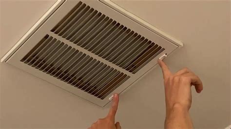 How To Replace Your Hvac Air Filter Located On The Wall Or Ceiling And