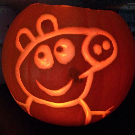 Pumpkin Carving Ideas Peppa Pig