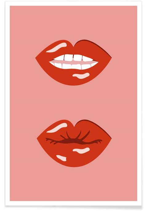 Lips Poster Juniqe