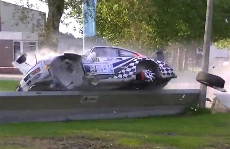 Brutal Porsche 911 Crash During Hellendoorn Rally Performancedrive