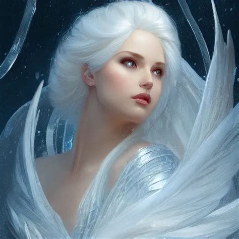 Angel White Hair Soft Hair Powerful Ice And Gla Openart
