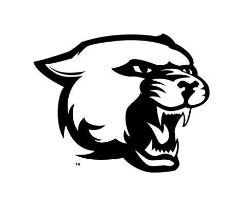 Cougar Head Clip Art Cougar Panther Mascot Head Vector Graphic 2 Clip