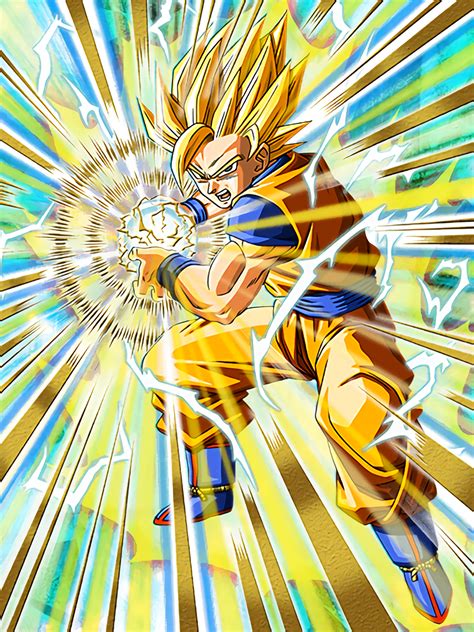 Unlimited Power Super Saiyan 2 Goku Dragon Ball Z Dokkan Battle Wikia