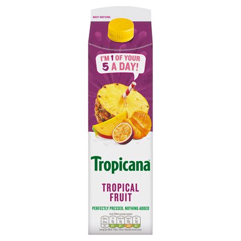 Tropicana Tropical Fruit 850ml Fruit Juice And Smoothies Iceland Foods
