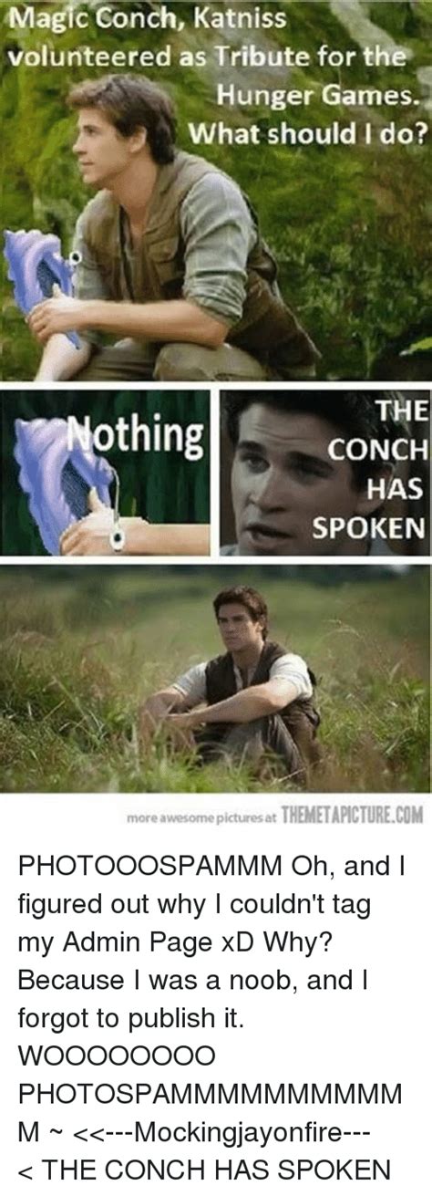 Magic Conch Katniss Volunteered As Tribute For The Hunger Games What