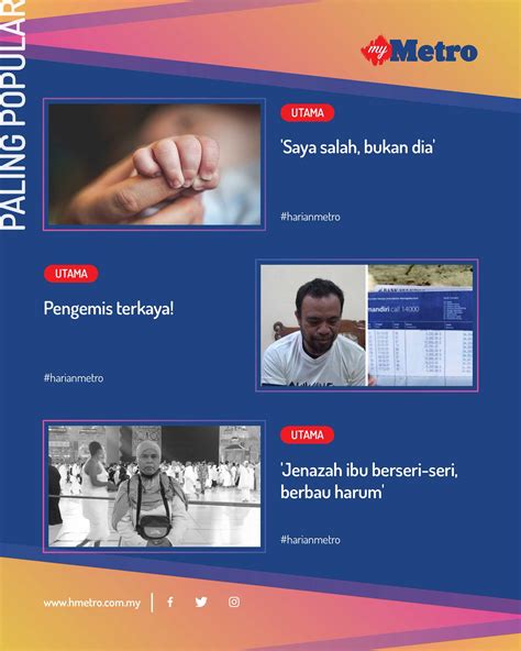 Harian Metro On Twitter Tiga Artikel Pilihan Pembaca Harian Metro 1