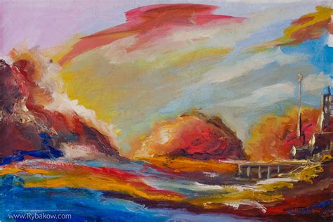 Abstract Landscape Abstract Oil Painting On Canvas
