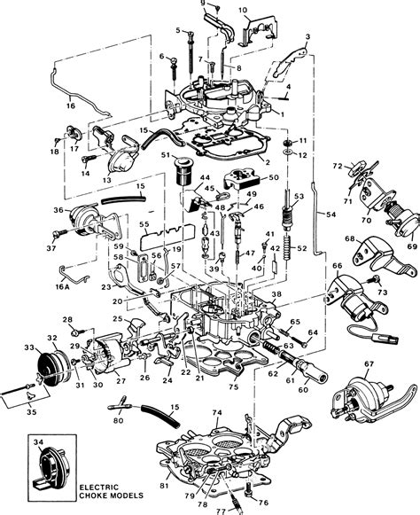 Rochester Quadrajet Carburetor Schematic