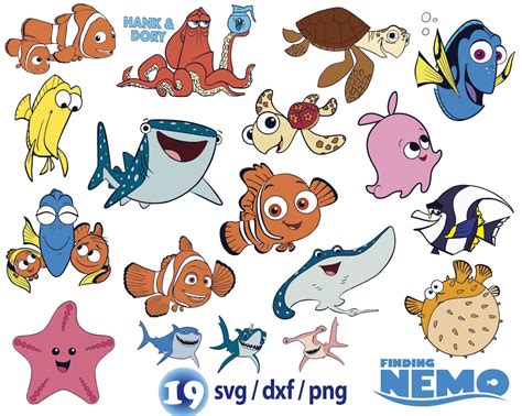 Disney Finding Nemo Svg Nemo And Dory Svg Bruce And Nemo S Inspire Uplift