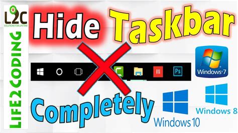 Are You Having Trouble Hiding The Taskbar Completely Bash Beta