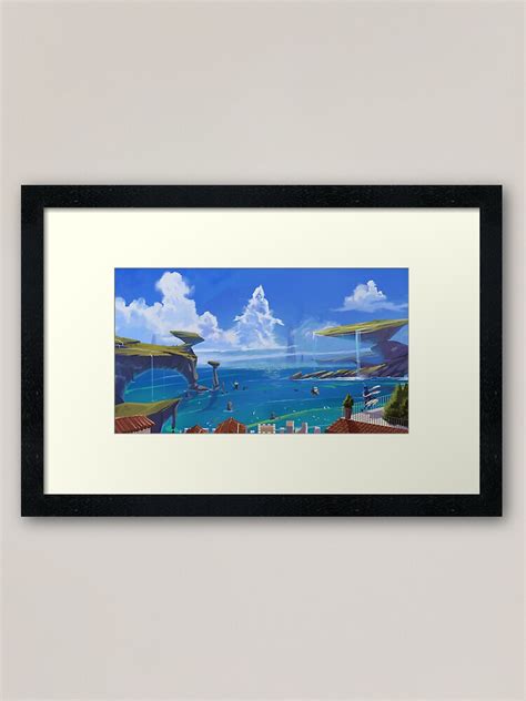 Menagerie Coast Framed Art Print For Sale By Caiosantos Redbubble