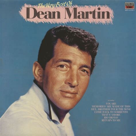 Sent from and sold by amazon. Dean Martin LP : The Very Best Of Dean Martin (LP) - Bear ...