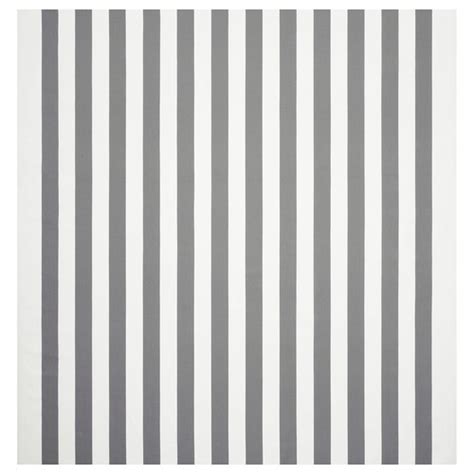 Sofia Fabric Broad Stripedwhitegrey 150 Cm Ikea