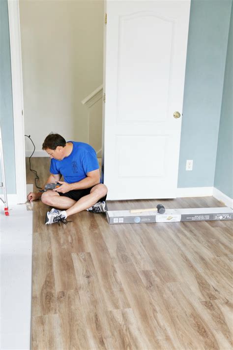Vinyl flooring can be installed in almost any room, over a lightly textured or porous surface, or over a what should i do before installing vinyl flooring? How to Install Luxury Vinyl Plank Flooring - Sand and Sisal