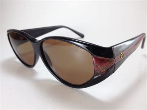 Laura Biagiotti Designer Sunglasses Vintage Black Rare Ebay