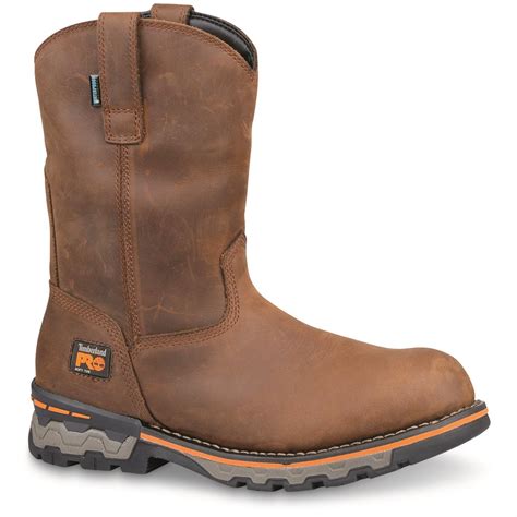 Timberland Mens Pro Ag Boss Waterproof Soft Toe Pull On Work Boots