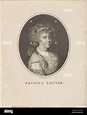Portrait of Louise, Princess of Orange-Nassau. Portrait of louise in an ...
