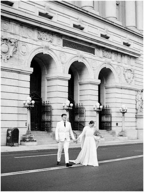 A Nyc City Hall Wedding Featuring A Bride That Made Her Own Flowy Gown