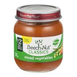 The baby food is also designed as per the age of baby, so that baby will get all essentials vitamins and minerals according to their age and he/she did not these stages are very important when baby food is considered. Beech Nut Baby Food - Stage 2 - Mixed Vegetables 4 OZ ...