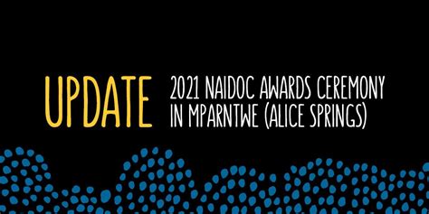 Cancellation Of National Naidoc Awards Ceremony In Mparntwe Alice