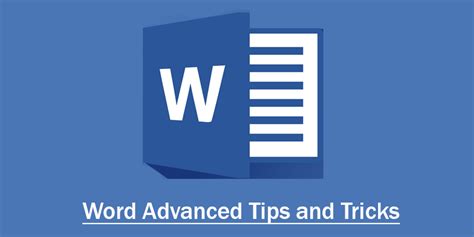 Word Advanced Tips And Tricks Word 2016 Advanced Techroze