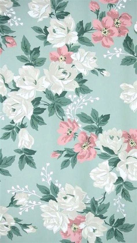 Tons of awesome aesthetic flowers wallpapers to download for free. floral green and white | Floral print wallpaper, Flower wallpaper, Floral wallpaper