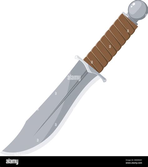 Vector Illustration Of A Sharp Knife Stock Vector Image And Art Alamy