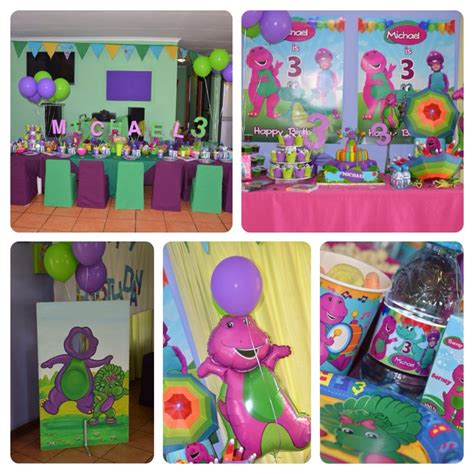 Barney And Crocodile Theme Party Barney Birthday Barney Party 2nd