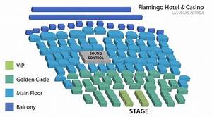 The Seating Map For Flamingo Hotel And Casino