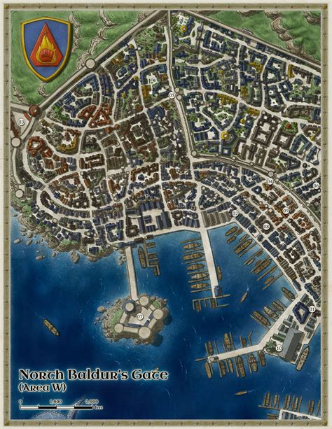 Baldurs Gate Area W Fantasy World Map Fantasy City Map Fantasy Map