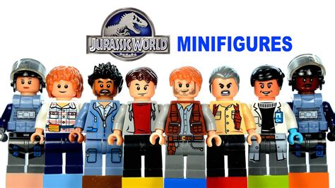 Jurassic World Lego Knockoff Minifigures Set 2 Review Youtube