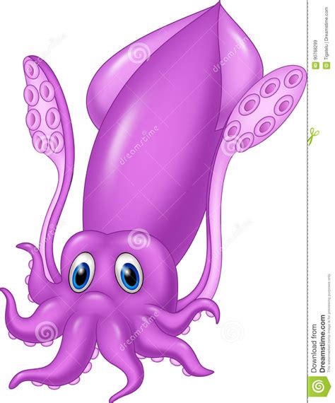 Cartoon Squid Stock Illustrations 3494 Cartoon Squid