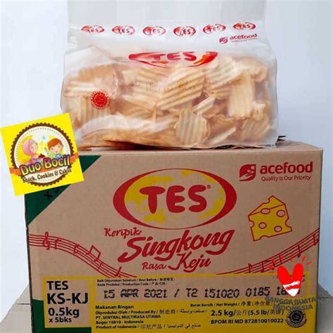Jual Keripik Singkong Tes Chuba Singkong Keju 500g Duo Bocil Snack