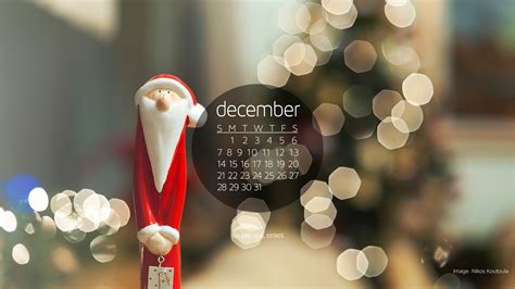 December 2014 Calendar Wallpaper