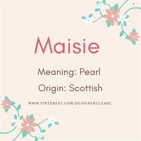 Maisie Baby Names And Meanings Fantasy Names Pretty Names