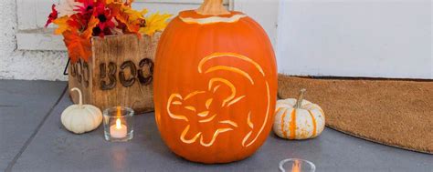 Have The Best Decor In The Pride Lands With This Simba Pumpkin Carving