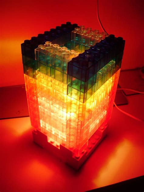 Lego Lamp I Want To Make This For Lucas Lego Lamp Lego Room Kids