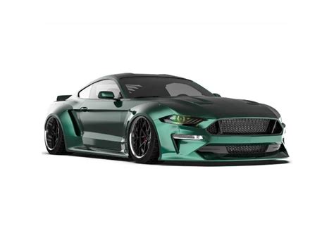 Clinched Flares Widebody Kit Without Ducktail Spoiler Ford Mustang S550