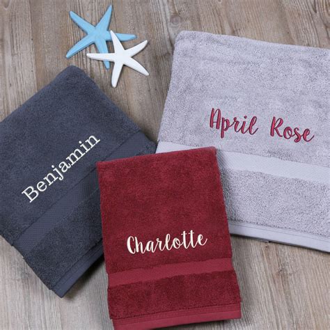 Personalised Boutique Luxury Bath Towel By Duncan Stewart