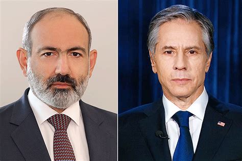 Pashinyan Holds Telephone Conversation With Antony Blinken