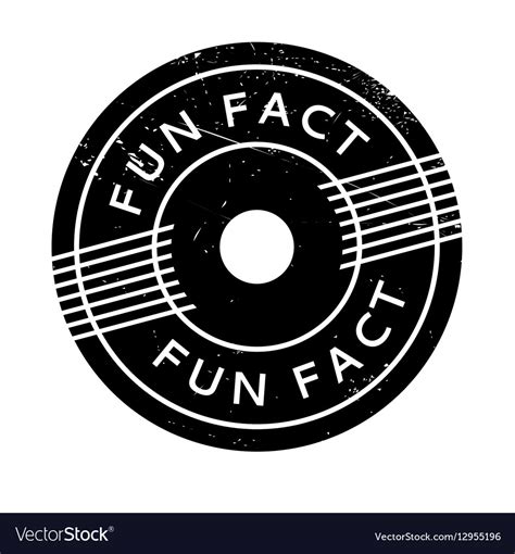 Fun Fact Rubber Stamp Royalty Free Vector Image
